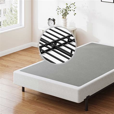 twin box spring metal|4 Inch Heavy Duty Twin Box Spring with Fabric Cover, .